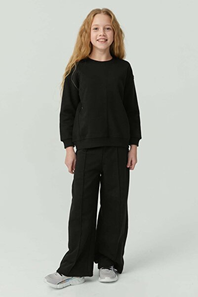 PAULMARK Girl's Elastic Waist Sweat Bottoms