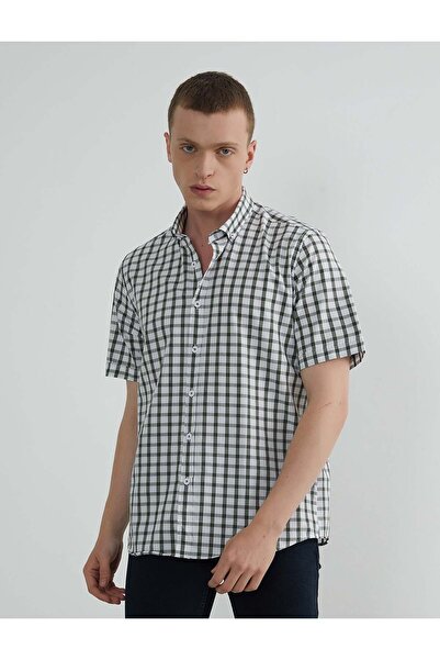 PAULMARK Plaid Pattern Shirt