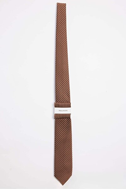 PAULMARK Men's Mini Square Patterned Classic Tie