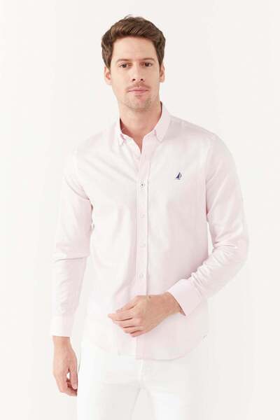 PAULMARK Long Sleeve Slim Fit Shirt