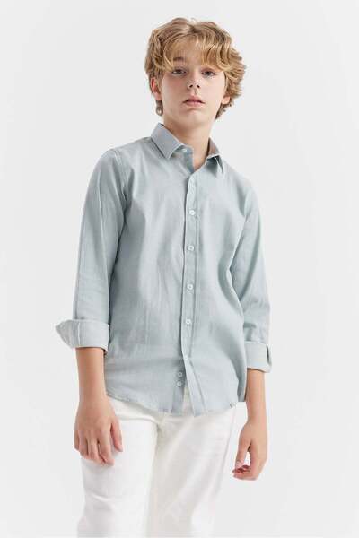 PAULMARK Boy's Long Sleeve Shirt