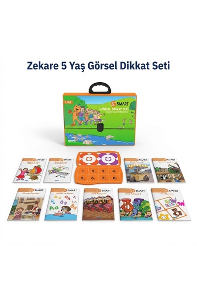 Kontrol Yayıncılık Zekare Smart Görsel Dikkat Seti 5 Yaş