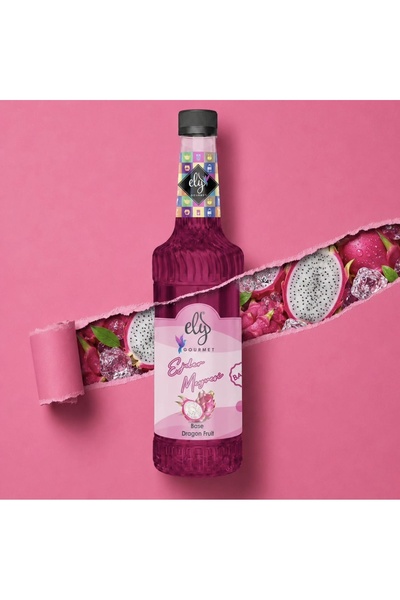 Ely Gourmet Ejder Meyvesi Konsantre İçecek Özü 750 ml (Dragon Fruit Kokteyl B...