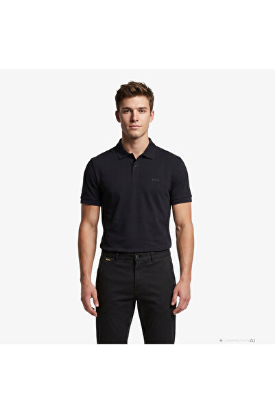 BOSS Paul Erkek Lacivert Polo