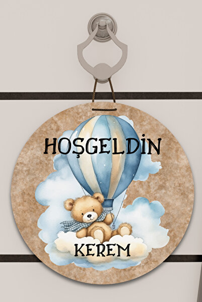 Dormot Dijital Baskı Desenli Çocuk Odası, Bebek Odası, Kapı süsü, Duvar Süsü