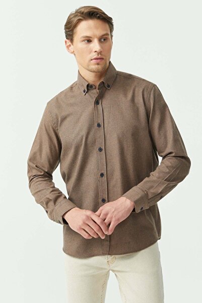 PAULMARK Gingham Patterned Regular Shirt