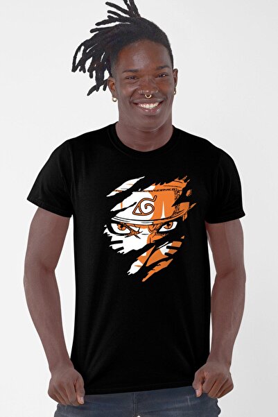 ROCKANDROLL Tricou pentru bărbați cu mânecă scurtă Hard Naruto