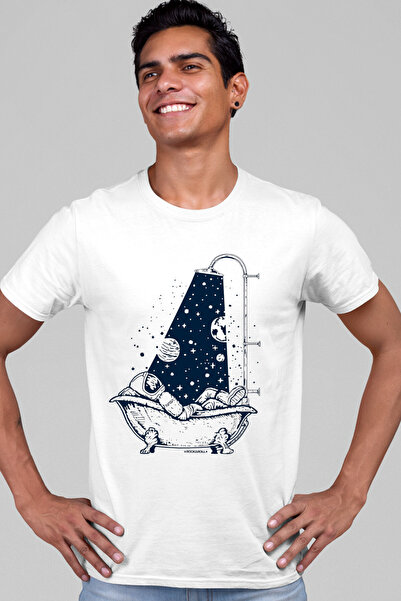 ROCKANDROLL Tricou pentru bărbați cu mânecă scurtă Astro Shower