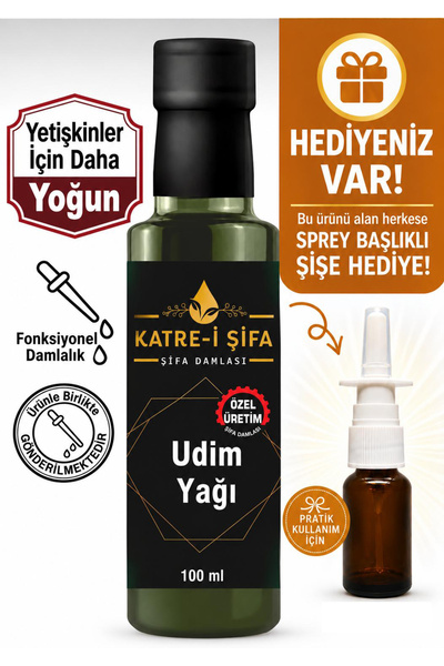 Katre-i Şifa Udi Hindi Yağı 100 ml – %100 Saf & Katkısız – Yetişkinler İçin Doğal Aflatoksin/Test Edilmiş