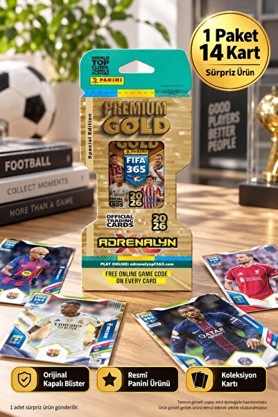 TOYFEST Panini Premium Gold 2026 Adrenalyn XL Football Player Card Special Ed...