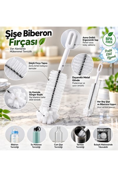 Carat Home Şişe Ve Biberon Temizleme Fırçası