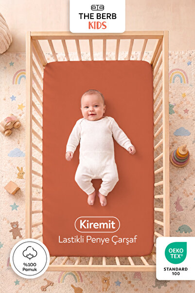 The Berb 100% Cotton Combed Elastic Baby Sheet |   Park Bed, Crib, Mother's S...
