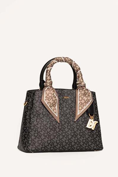 Dkny PAIGE SMALL SATCHEL-BLACK-N/S