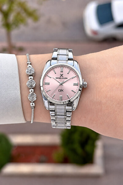 Daniel Klein Kadranı Pembe Kordonu Silver Renk 30 Mm 24 Ay Garantili Kadın Ko...