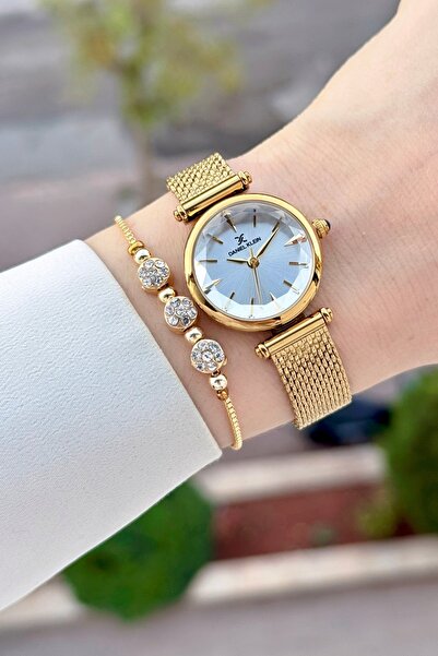 Daniel Klein Gold Color 26 mm Women's Wristwatch Same as Pictured