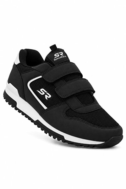 speedrace Freedom Siyah Unisex Çift Cırtlı Kolay Giyim Sneaker Spor Ayakkabı ...