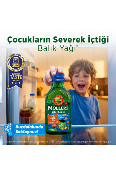 Möller's Möllers Omega 3 Balık Yağı Tutti Frutti Aromalı 250 ml