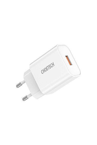 18w Hızlı Şarj Cihazı - Quickcharge 3.0 Uyumlu - Beyaz
