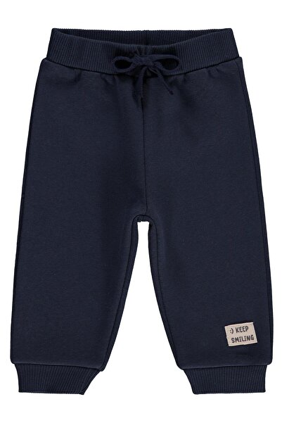 Civil Baby Keep Smiling Label Basic 6-18 Months Sweatpants - Navy Blue