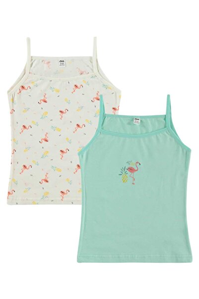 Civil Girls Flamingo 2-12 Yaş Kız Çocuk 2'li Atlet - Standart