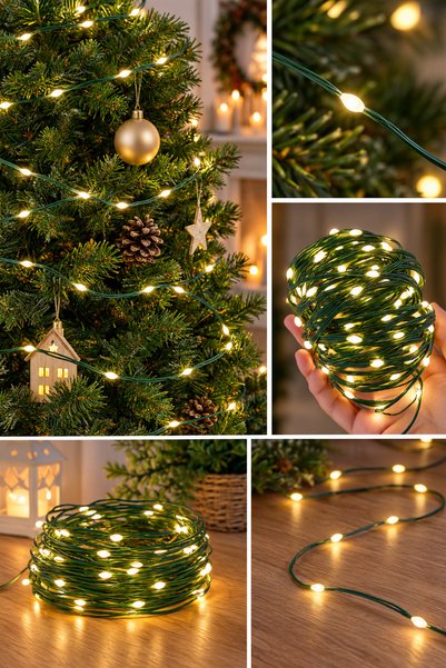 MAGICLEDCORNER 20 Metre Günışığı Led Işık Animasyonlu Süsleme Işığı