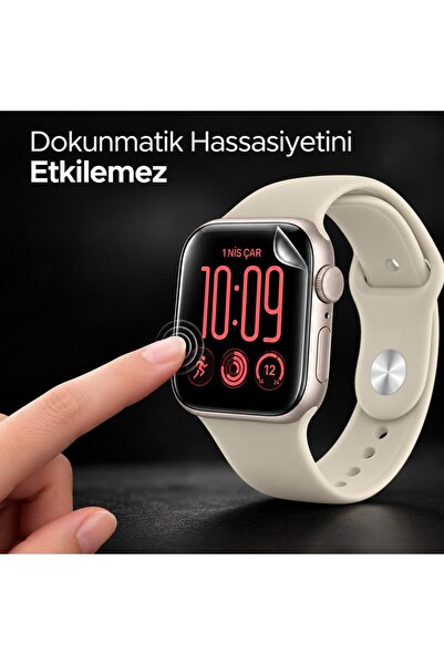 Engo Apple Watch SE 3 44mm TPU Ekran Koruyucu 2’li Şeffaf Film