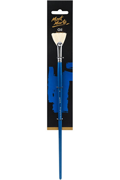 Mont Marte Artist Oil Paint Brush Premium Chungking Fan Narrow 8