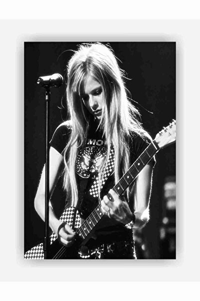 fırsatlar diyarı Avril Lavigne Punk Rock Metal Duvar Posteri - Kalın Kağıt - ...