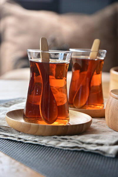 Bambum Silva Yuvarlak 6 Lı Çay Tabağı