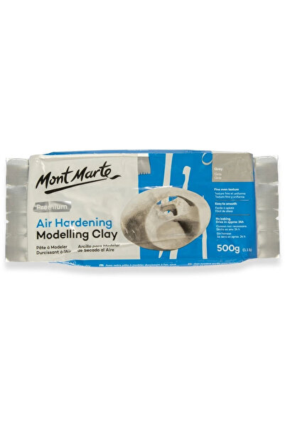 Mont Marte Hava ile Sertleşen Modelleme Kili - Gri 500 g