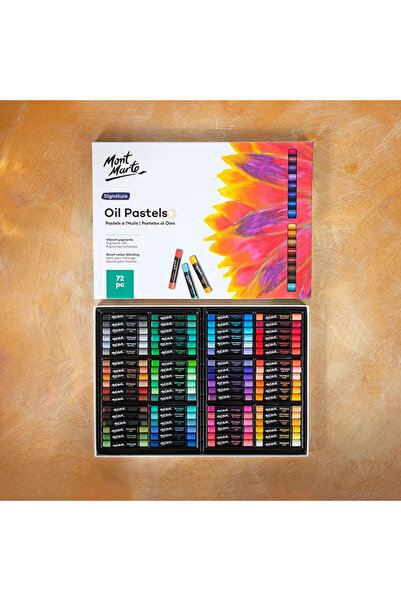 Mont Marte Yağlı Pastel Boya Seti 72'li