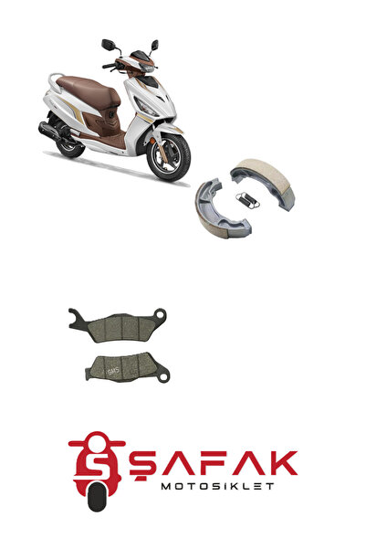 ŞAFAK MOTOSİKLET Hero Dash 125 Ön Arka Fren Balatası Takım (A KALİTE)