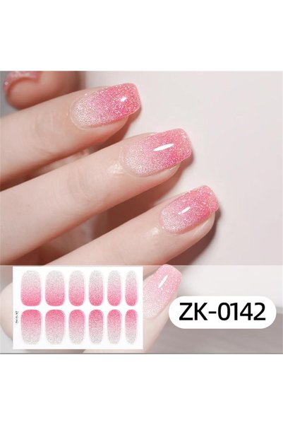 Choice ZK-0142 Gradient Cat Eye Style Nail Art Stickers, 16-Piece Set Self-Ad...