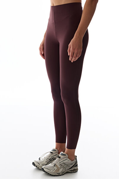 Penti Koyu Bordo Back Lock Dikiş Detaylı Tayt