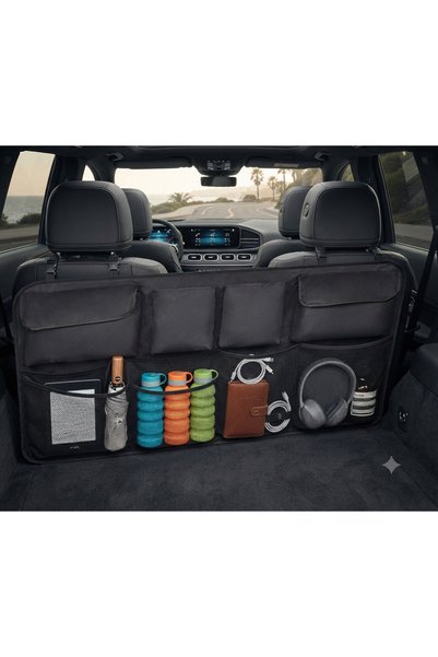 TURTİKA Car Trunk Organizer Bag with 8 Pockets Multi-Purpose In-Car Item Organizer Car Bag
