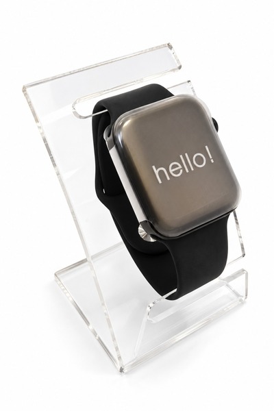 STAND MARKET Watch Stand 6 cm Oval Transparent – 5 Pieces