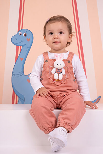Rocha Baby Rocha Baby Gardener Salopet 2-Piece Set - Plush Toy Gift and Cotto...