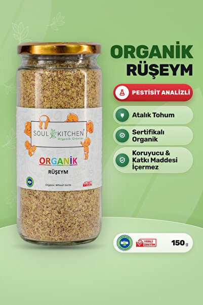 Soul Kitchen Organik Ürünler Organik Rüşeym Cam Kavanoz Katkısız 150 g