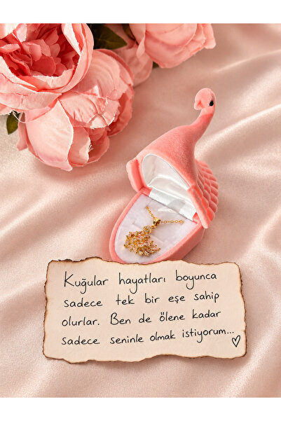 Home Özel Kuğu Kutulu Çelik Kuğu Kolye