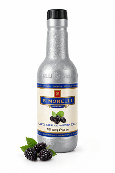 Simonelli Meyve Püresi Karadut Aromalı 1000 G