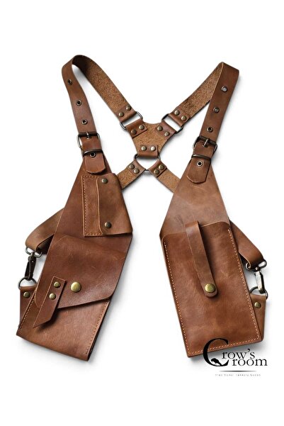 Crow'sRoom Handmade Hakiki Deri Holster - Limited Edition Taba