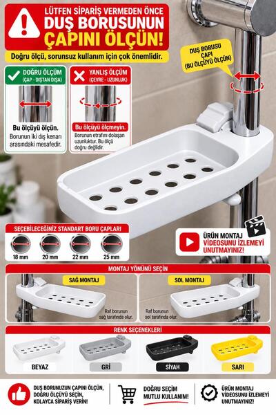 SONMEZSTORE DUŞ RAYI, DUŞ BORUSU SABUNLUĞU, BANYO SABUNLUĞU, DUŞAKABİN-BANYO ...