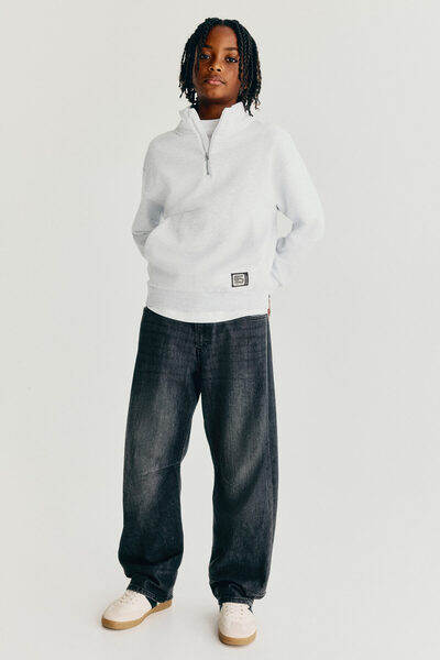 H&M Loose Fit Barrel Jeans