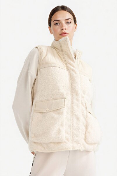 DeFacto Warmtech Zippered Plush Vest E9208Ax25Au