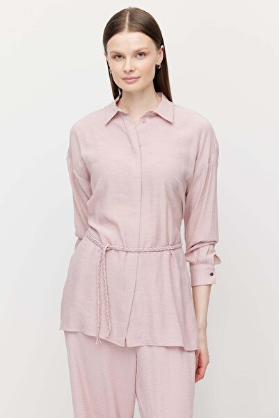 PAULMARK Women's Belted Shirt Tunic