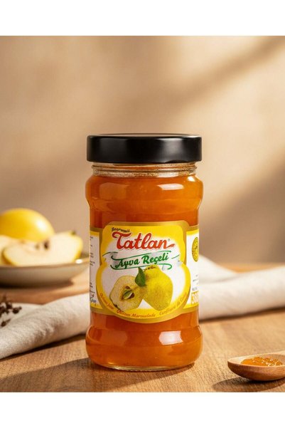 Tatlan Ayva Reçeli Cam Kavanoz 380 Gr
