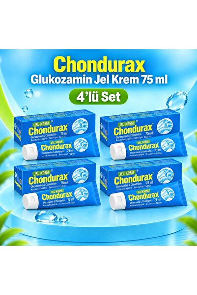 Chondurax Glucosamine Chondroitin Msm Gel Cream 75 ml - Pack of 4