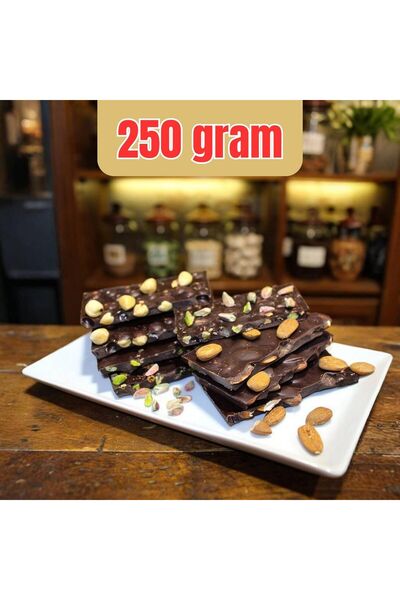 Dark Brown El Yapımı Bitter Kırma Beyoğlu Çikolatası %54 250 Gram