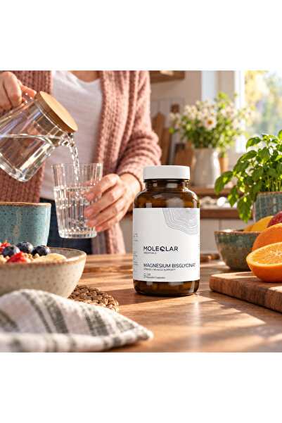 MoleQlar Supliment alimentar Magneziu bisglicinat 120 capsule