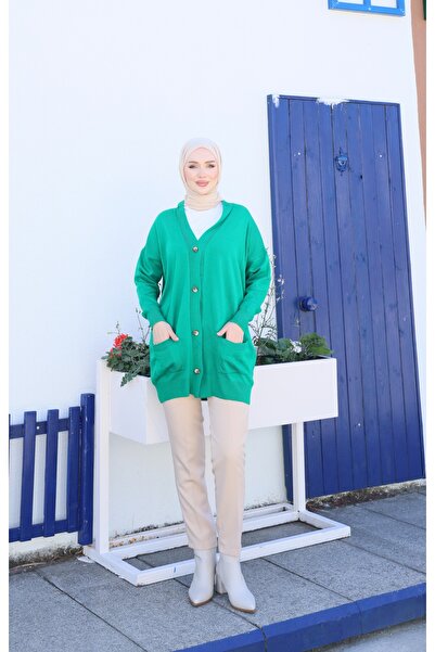 NİSUM MODA CARDIGAN CU BLOCURI CU BLOCURI SCURT